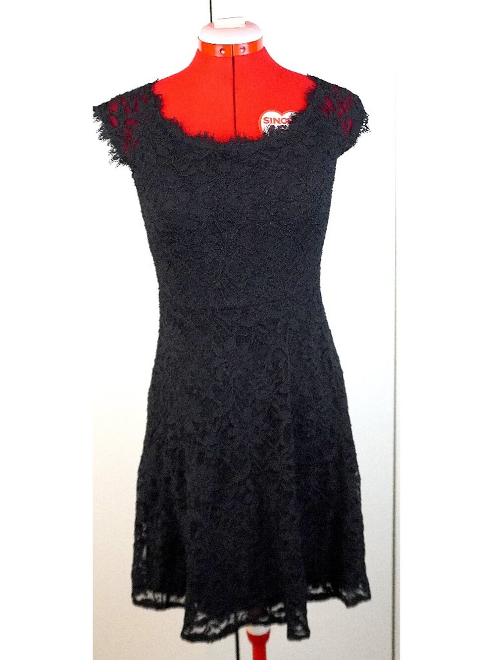 ModCloth "Intrinsic Allure" Black Lace Dress